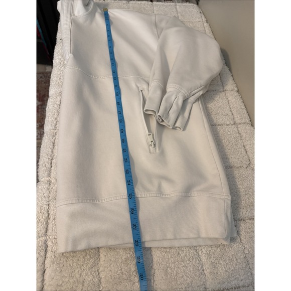 Old Navy Womens XL White Fleece Sweatshirt Athleisure Sporty Casual Cozy Basic - Picture 8 of 11